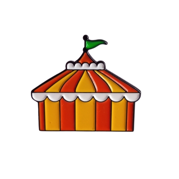 Circus Tent Collectors Pin Brooch - Picture 1 of 4